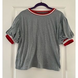 SheIn size small gray short sleeve shirt